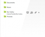 Cubby Homescreen on Mac