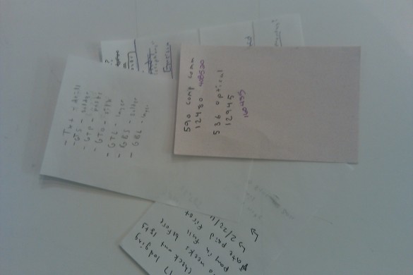 notes