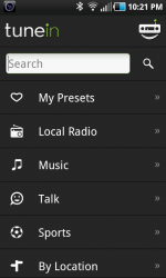 TuneIn Radio Radio stations on Android