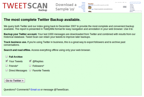 Tweetscan Tweetscan