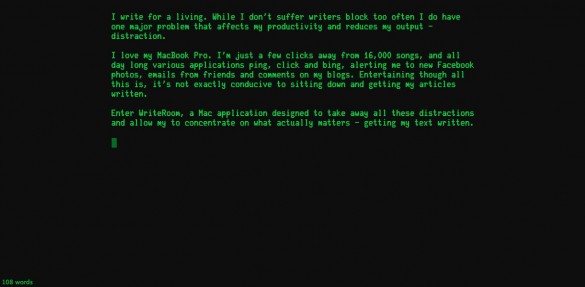 WriteRoom for Mac WriteRoom for Mac