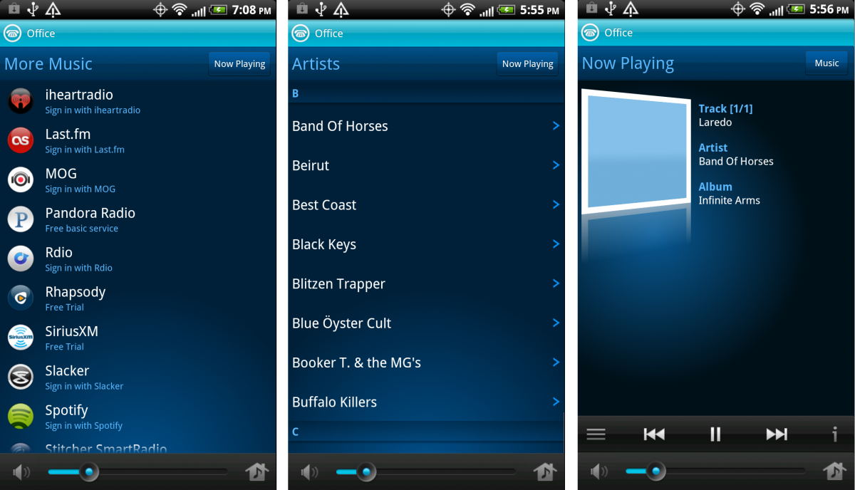 sonos android stream media