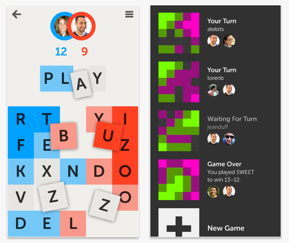 letterpress A minimalist game
