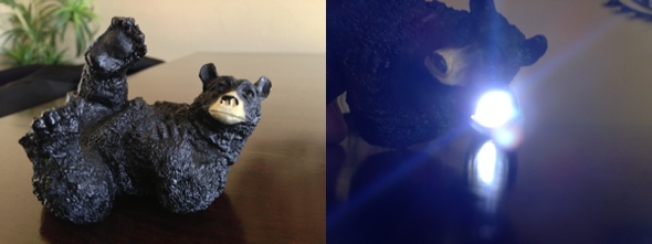 I only have two hands, so this isn't the best comparison, but you get the idea.