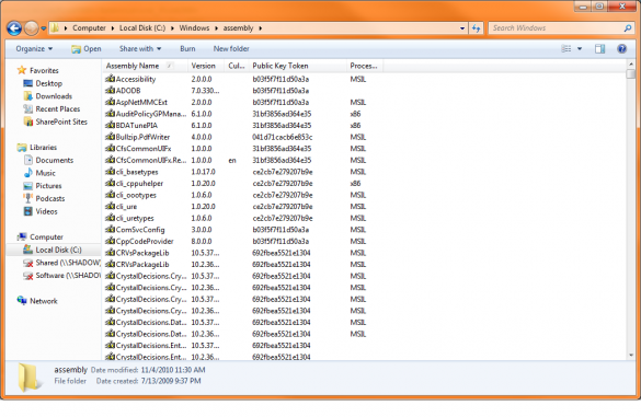 GAC Global Assembly Cache