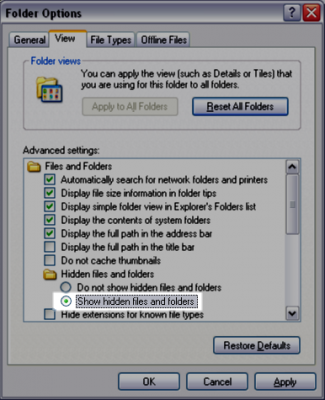 Hidden files pic