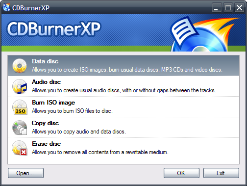 cdburnerxp-menu