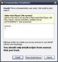 greasemonkey Installing a Greasemonkey Script