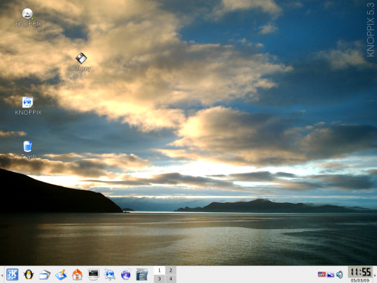 Knoppix 5.3.1 Desktop