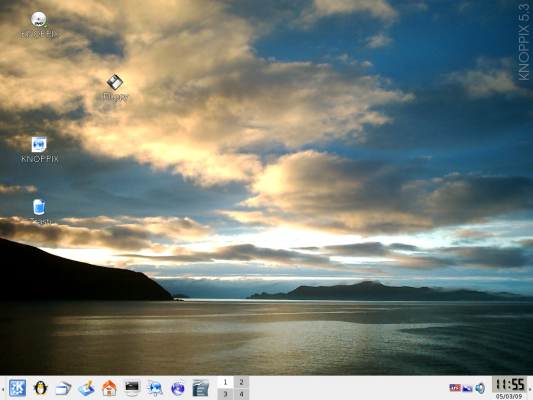 knoppix-desktop Knoppix 5.3.1 Desktop