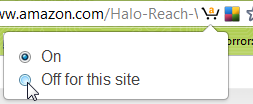 Shopping Assistant controls in the URL bar. Shopping Assistant controls in the URL bar.